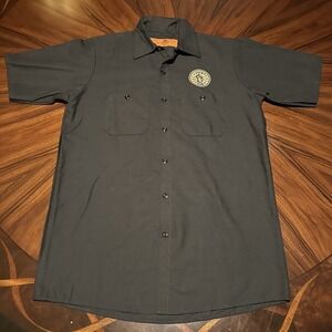 Kings Bierhaus Stein Club Red Kap Men's Shirt‎ Size Medium Beer Houston